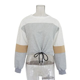 O-Ring Zip Front Cut And Sew Sweatshirt