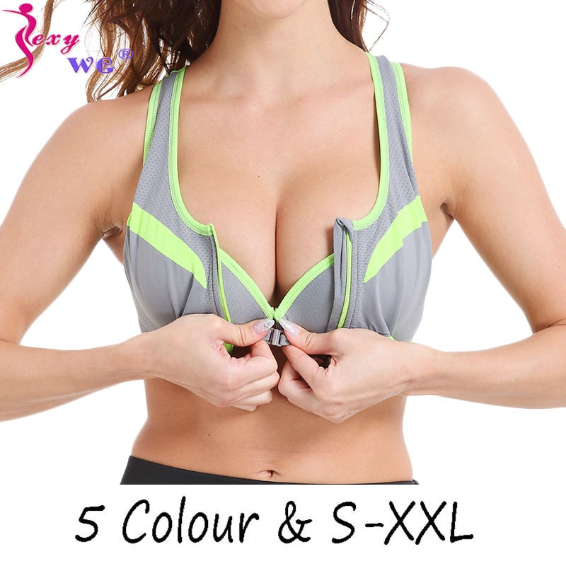 Zipper Sport Bra