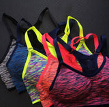 Spaghetti straps sport bra