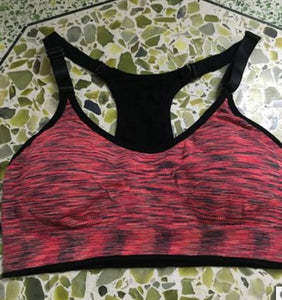 Spaghetti straps sport bra