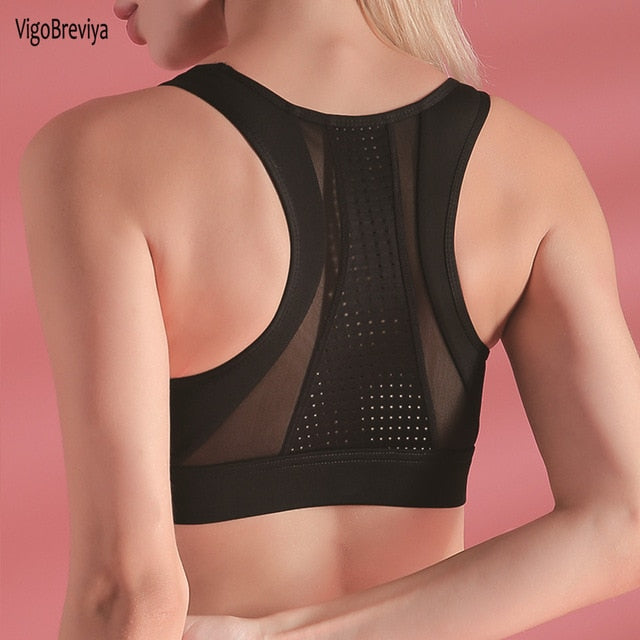 Seamless Crop Fitness Vest