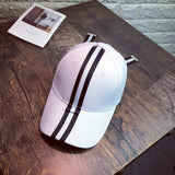 Women Patchwork Striped Cap